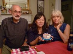 Matt, Hyunju Lee ( who works for Chanel in Korea) and Christine