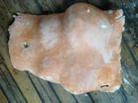 Closer-up of entire torso. Final sculpture will use the lighter color imprint as energy flow pattern of this particular yogini 